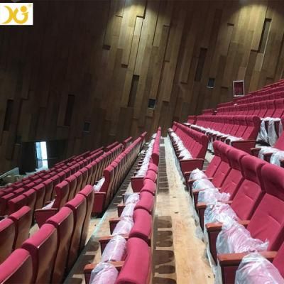 Hot Sale Fabric Conference Chair Lecture Hall Auditorium Seat School Chair with Aluminium Leg