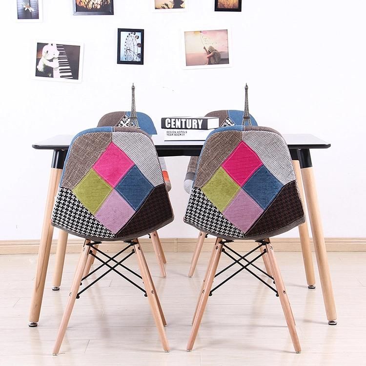 Cloth Art Chair Retro French Italian Spanish Living Room Dining Room Furniture Modern Dining Chair Dining Table and Chair Wholesale