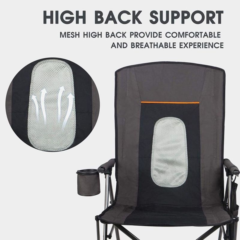 Customizable High Quality Oxford Cloth Cheap Folding Camping Fishing Chairs with Cup Holder and Bag