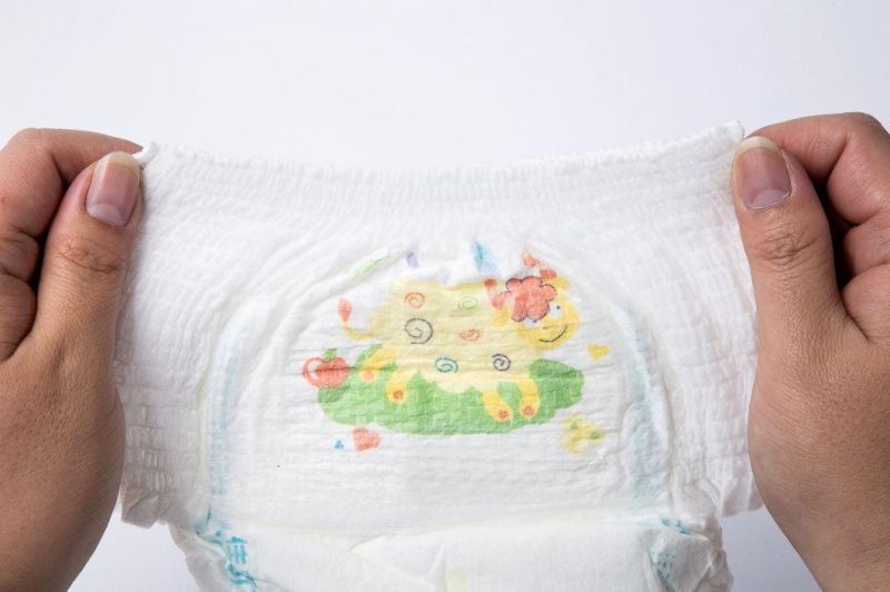 Soft Non Woven Fabric Custom Made Baby Pull up Diaper Baby Diaper Pants Disposable