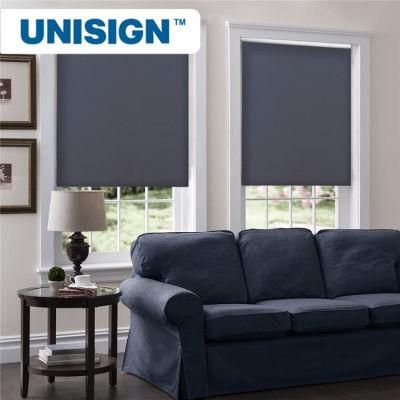 Vinyl Roller Shade 100% Blackout Fiberglass Roller Shade Window Blind Fabric Curtain Material