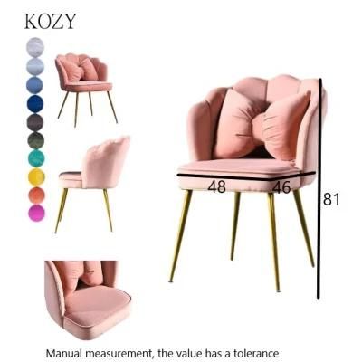 Velvet Material OEM Dining Chair for Hotel