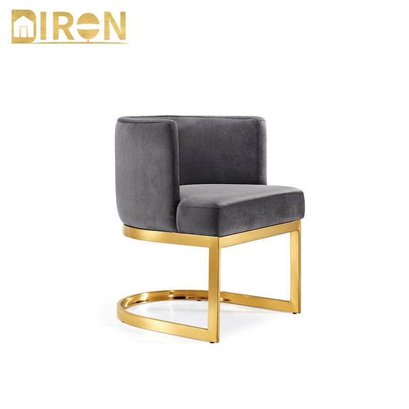 Modern Design Home Velvet Furniture Upholstered Dining Chairs