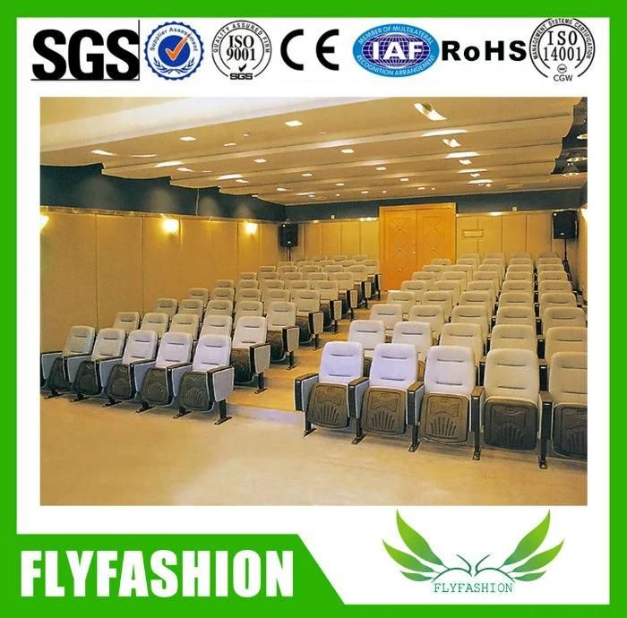 Universtiy Furniture Comfortable Fabric Chair Folding Seat Auditorium Chair