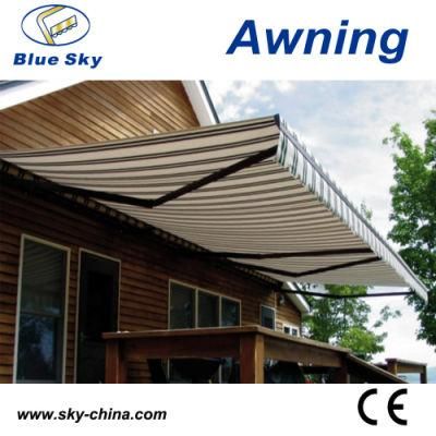 Durable Waterproof Flexible Aluminium Frame Awnings Fabric Rain Cover (B3200)