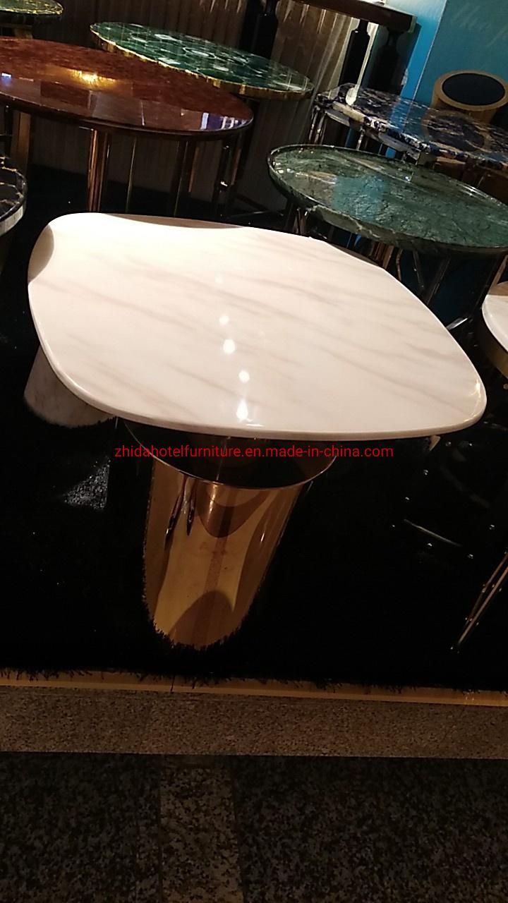 Natural Stone Marble Furniture Coffee Table for Hotel and Restaurant Supplies