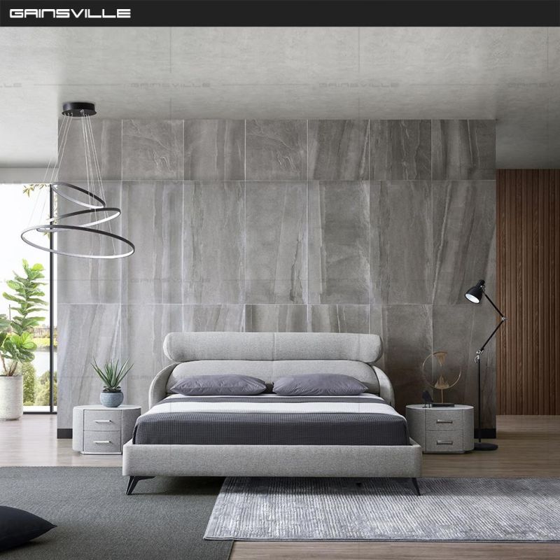 Best seller Modern Bedroom Soft Upholstery Bed Fabric Bed in new fashion unique design