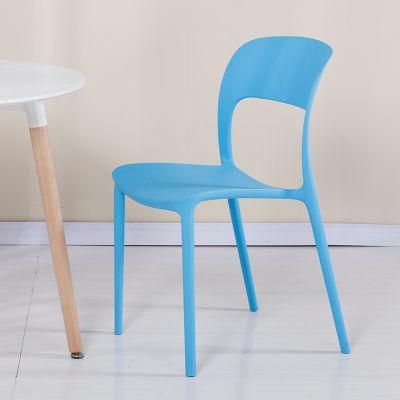 Plastic Dining Chair Furniture Bar Cafe Restaurant Festival with Light Small Outdoor Plastic Design Chair