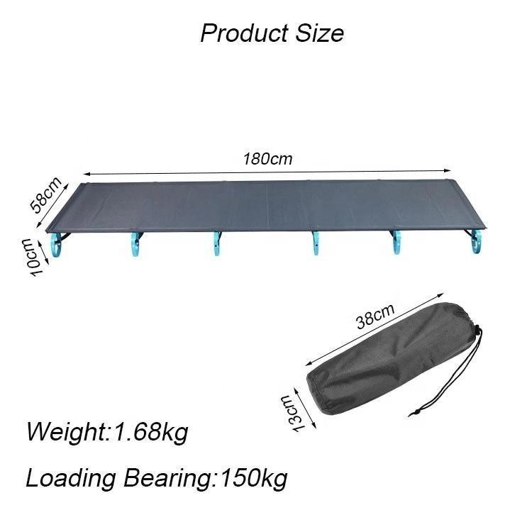 Aluminum Outdoor Military Folding Camping Cot