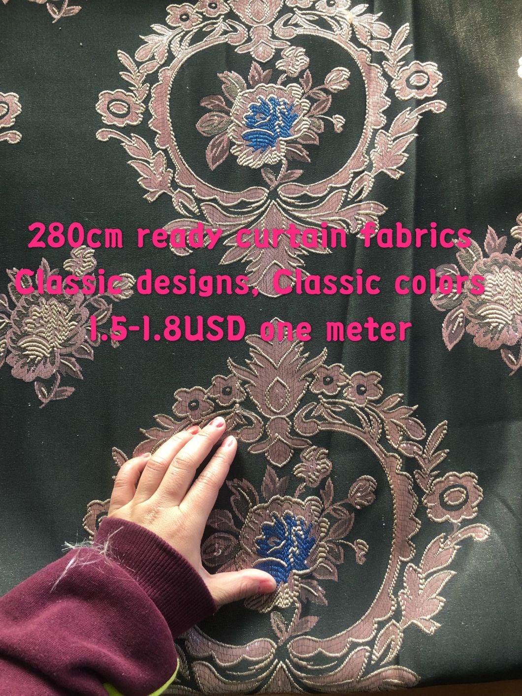 100%Polyester False Linen Fabric for Furniture (KS748)