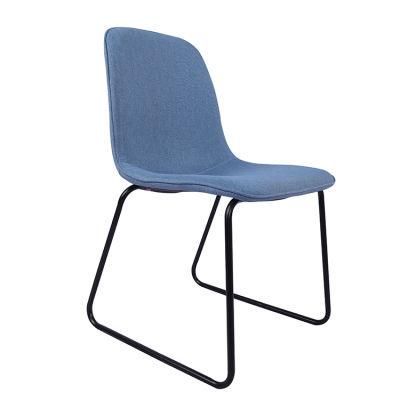 Factory China Wholesale Modern High Quality Custom Metal Leg Fabric Velvet Dining Room Commercial Restaurant Chair