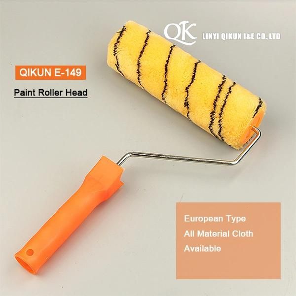 E-147 Hardware Decorate Paint Hardware Hand Tools Acrylic Polyester Mixed Yellow Double Strips Fabric Foam Paint Roller Brush