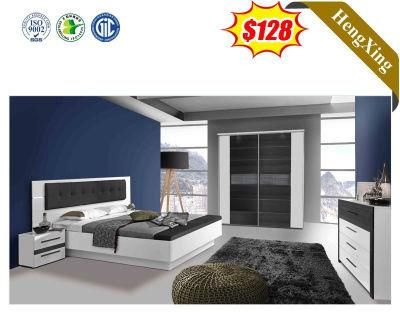 Modern Wooden Bedroom Set Home Hotel Bedroom Living Room King Size Bed