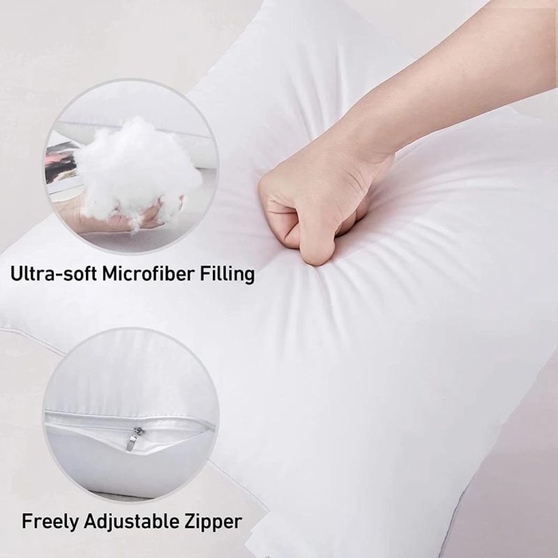 Super Soft Polyester Fabric Gel Fiber Filled 22"X22" Sofa Seat Cushion Insert