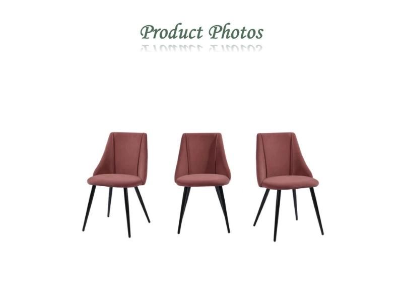 China Wholesale Morden Armrest Office Coffee Shop Furniture Restaurant PU Leather Fabric Dining Chairs