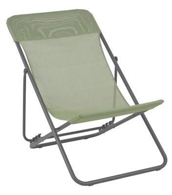 Cheap Price Outdoor Furniture Folding Steel Sling Adjustable Three Position Beach Chair