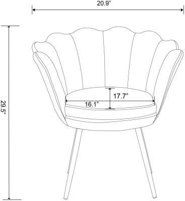 Modern Furniture Linen Fabric Dining Chairs