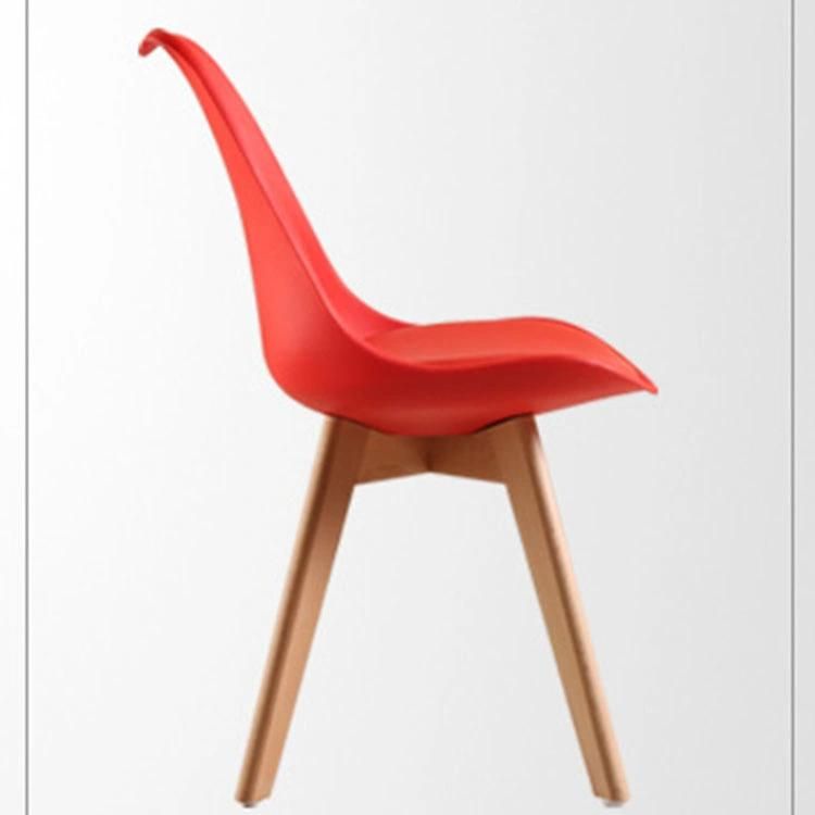 Wholesale Plastic Scandivian Chair Restaurant Cafe Chairs Wood Modern Chair for Dining