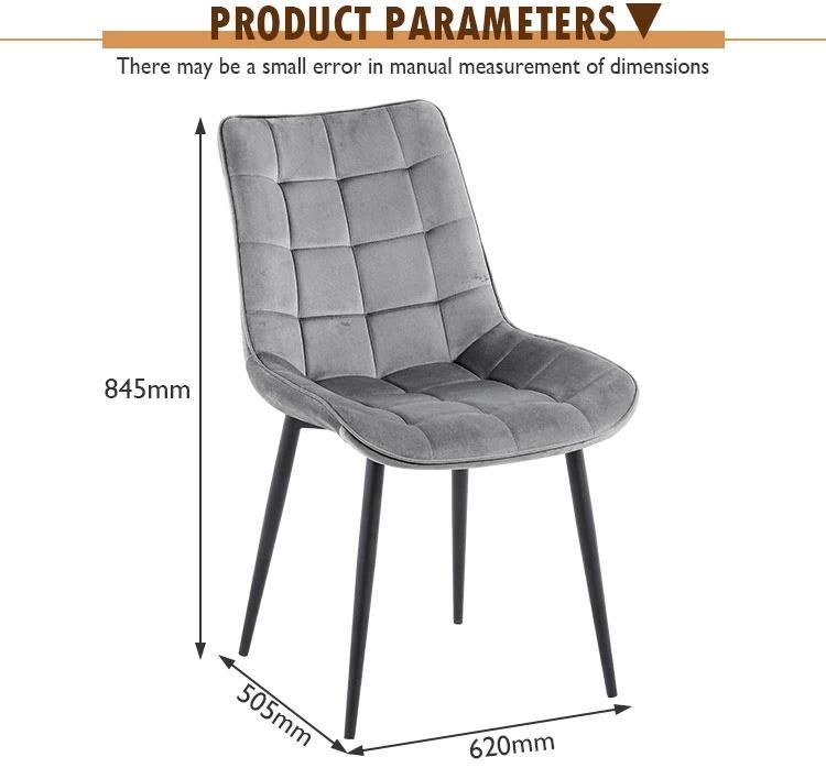 Hot Sale Modern Dining Room Furniture Fabric Covered Chair