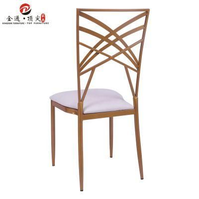 Wedding Reception Party Furniture Gold Fanfare Chameleon Chair Modern Furniture