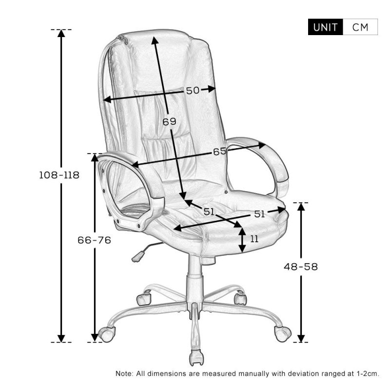 Modern Computer Ergonomic Swivel Meeting PU Leather Office Chair