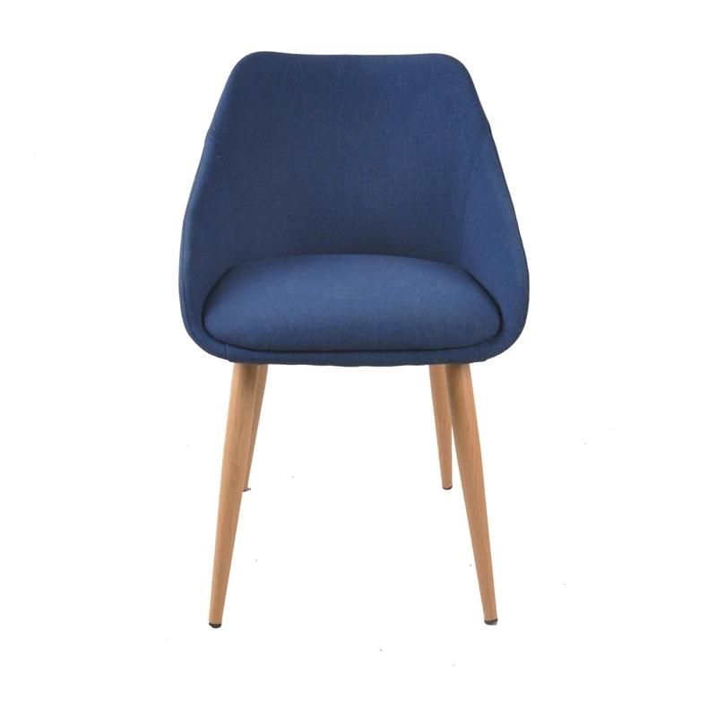 Wood Leg Breathable Fabric Thickened Cushion Seat Dining Room Chairs