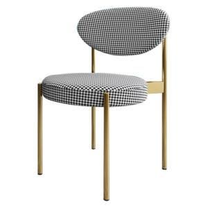 Light Luxury Fabric Dining Chair