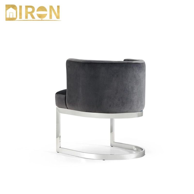 Furniture Modern Design Restaurant Velvet Leisure Fabric Dining Room Chair Dining Chair