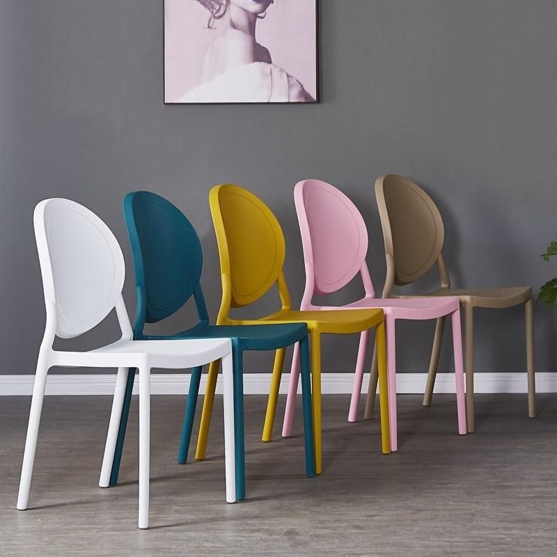 Store Chairs Cafe Interior Design Sillas De Plastico Salle a Maanger Dining Chair Modern Comfortable Plastic Tub Chair