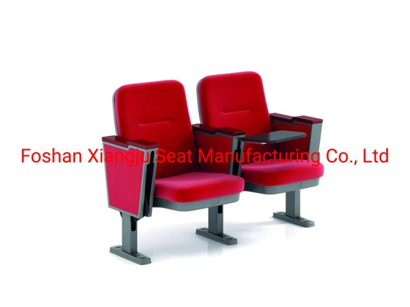 2021 New Design Plastic Auditorium Chairs with Arms for Theater Hall