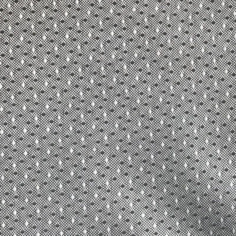 Light Grey Spots Woven Jacquard Mattress Ticking Fabrics for Border