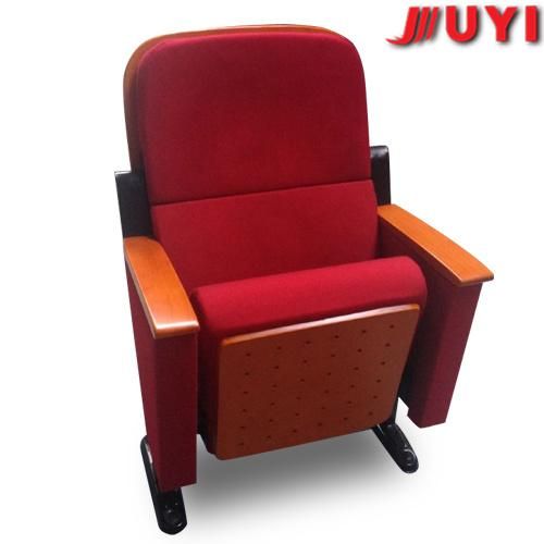 VIP Brand Indoor Upholstery Folding Auditorium Lecture Stackable Wooden Theater Chair Stackable Chairs for The Theater