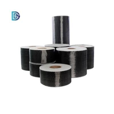 Factory Direct Sale Building Bridge Reinforcement 12K Unidirectional Ud Carbon Fiber Fabric Carbon Cloth