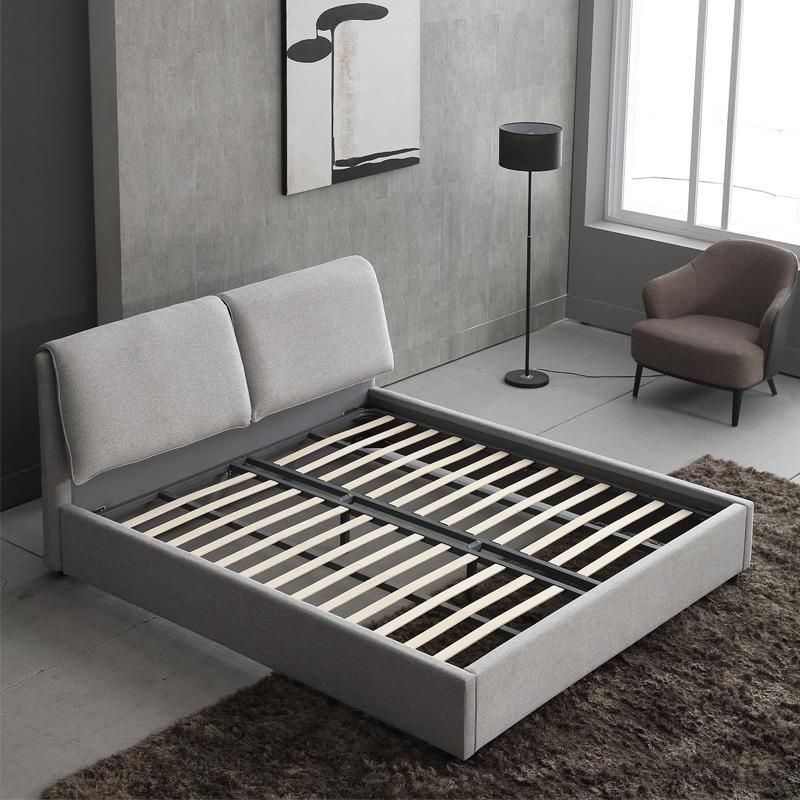 High Quality Bedroom Furniture Soft Bed Frame Queen / King Size Bed