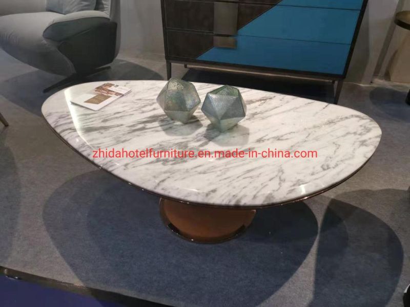 Natural Stone Marble Furniture Coffee Table for Hotel and Restaurant Supplies