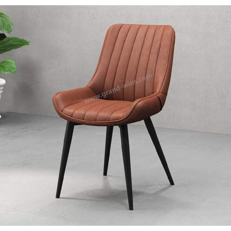 Armrest Steel Dining Restaurant Furniture Cafe Chair