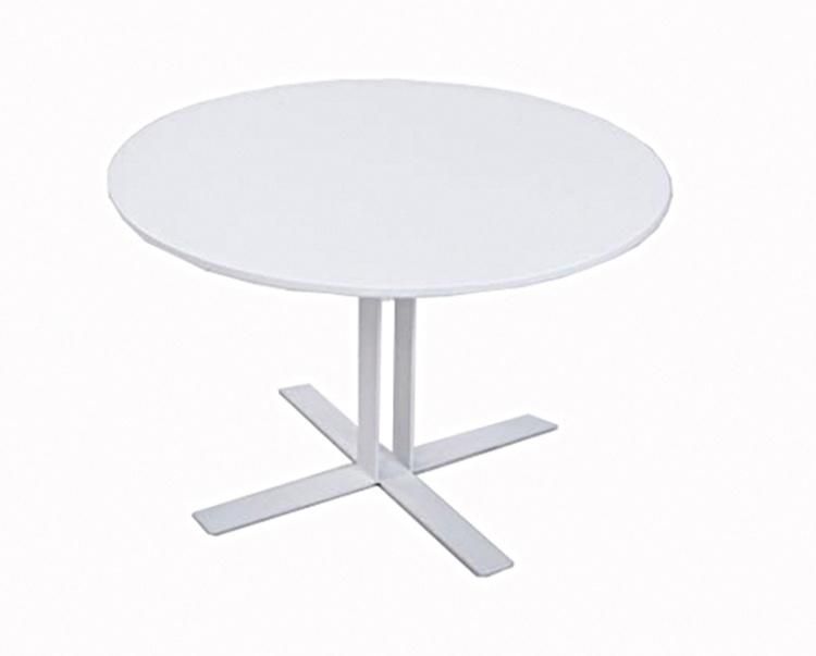 Modern Design Melamine Table White Round Coffee Table