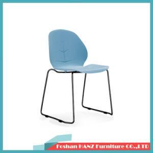 Simple Modern Hotel Restaurant Furniture Plastic Metal Foot Coffee Chair