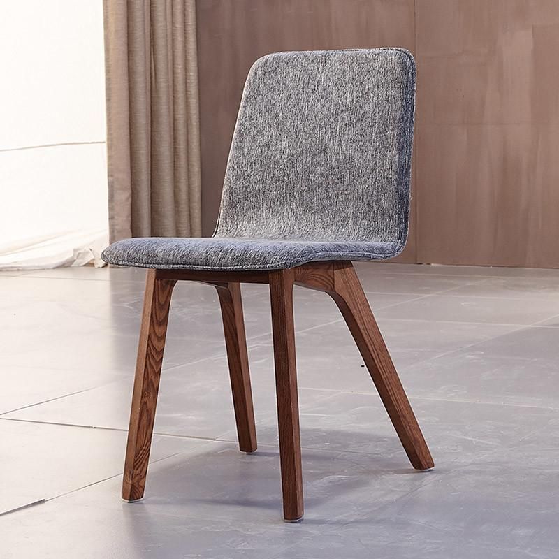 Wholesale Home Furniture Modern Fabric Wooden Dining Chair for Project