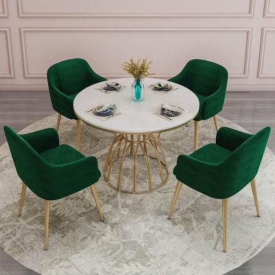 Wholesale Velvet Fabric Dining Restaurant Chair