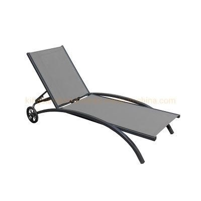 Most Popula Mesh Fabric Texilene Outdoor Garden Reclining/Chaise/Sun Lounger