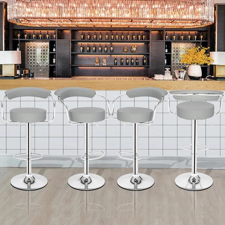 Bar Furniture Leisure Coffee Shop Bar Furniture PU Leather Bar Stool Chair