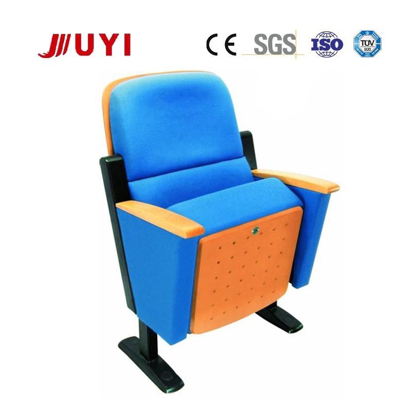 VIP Brand Indoor Upholstery Folding Auditorium Lecture Stackable Wooden Theater Chair Stackable Chairs for The Theater