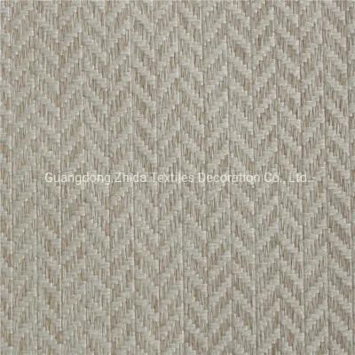 Hotel Sofa Material Classic Herringbone Pattern Upholstery Furniture Fabric