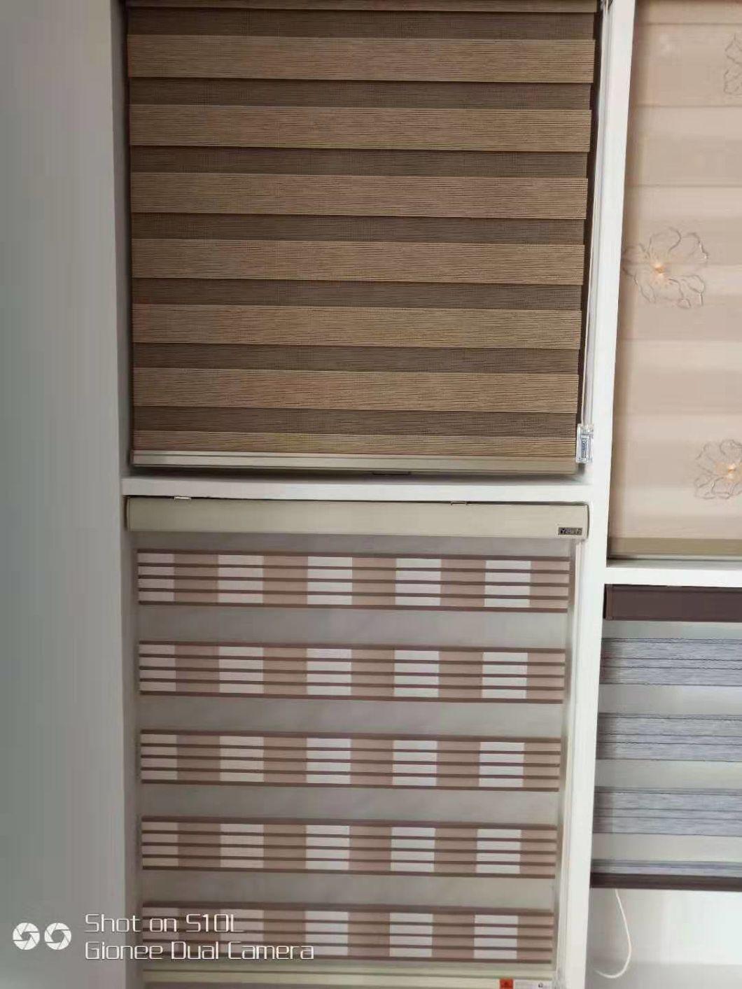 2020 New Blackout Room Darkening Grey Zebra Blinds