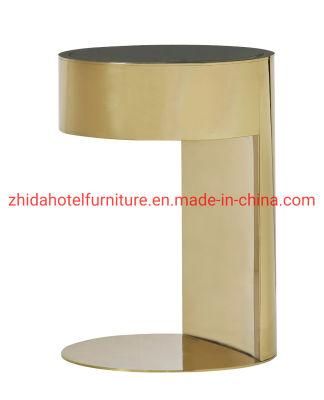 Luxury Home Living Room Coffee Side Table with Marble Top