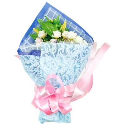 Beautiful Embossed Nonwoven Fabric Beauty Flower Packing