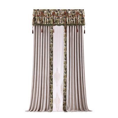 High-End Luxury Blackout Velvet Curtain Fabric Velvet Curtains for Hotel Villa Apartment Bedroom Living Room Velvet Curtain