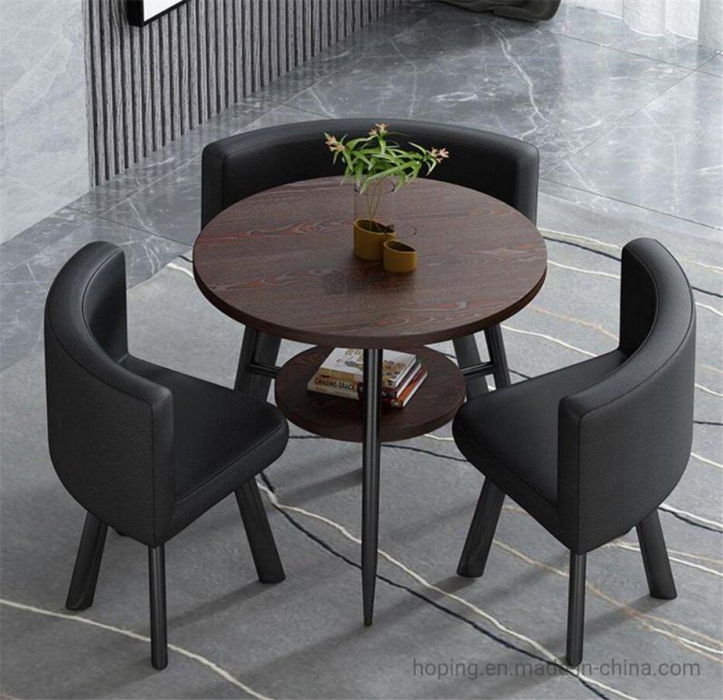 Black MDF Marble Top Luxury Round Wood Dining Table Chair Hotel Furniture Modern High Back Blue Living Room Chair Shining Steel Chair