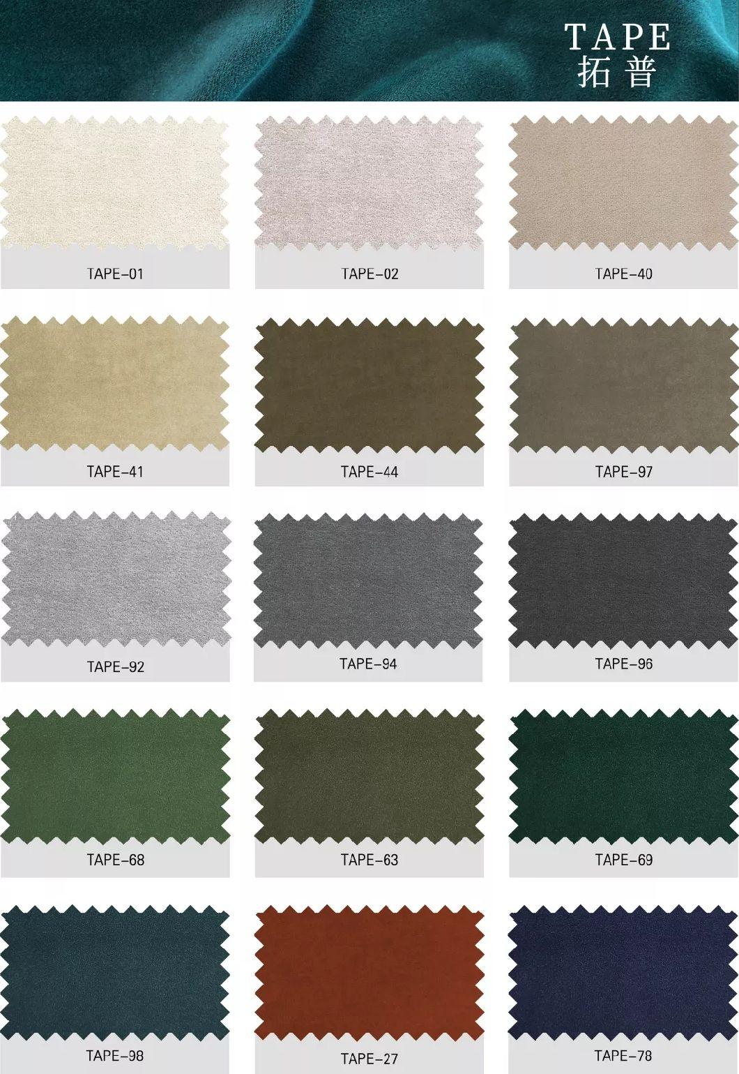 Textile Color Customized Matt Velvet Upholstery Furniture Fabric